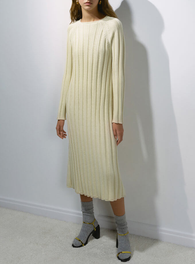 Платье миди  из шерсти FORMA_FW21-22-02, фото 1 - в интернет магазине KAPSULA