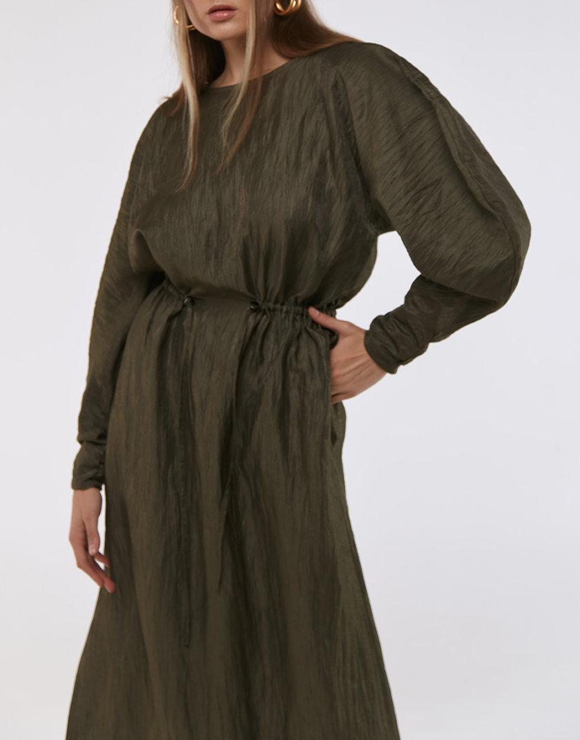 Платье с пышными рукавами KLSV_AKxDS_FW_2021_5, фото 1 - в интернет магазине KAPSULA