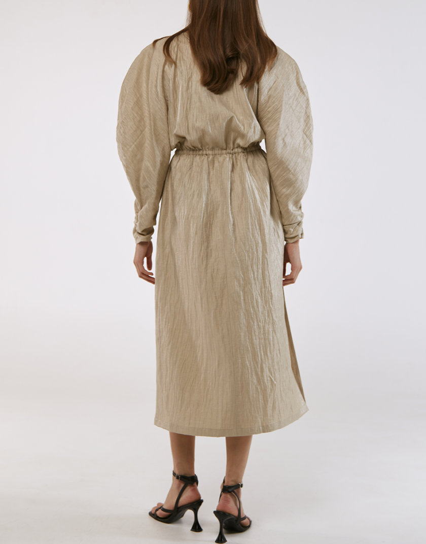 Платье с пышными рукавами KLSV_AKxDS_FW_2021_4, фото 1 - в интернет магазине KAPSULA