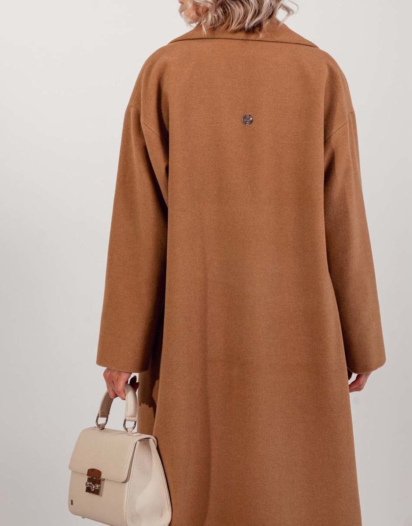 Пальто из итальянской шерсти и кашемира MMT_093_camel-1, фото 1 - в интернет магазине KAPSULA
