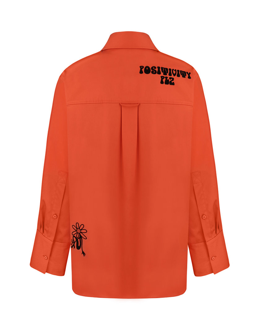 Рубашка oversize с принтом SAYYA_FW1210, фото 1 - в интернет магазине KAPSULA