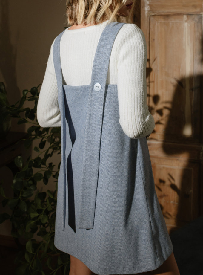 Коротка сукня- сарафан MNTK_MTF2102, фото 1 - в интернет магазине KAPSULA