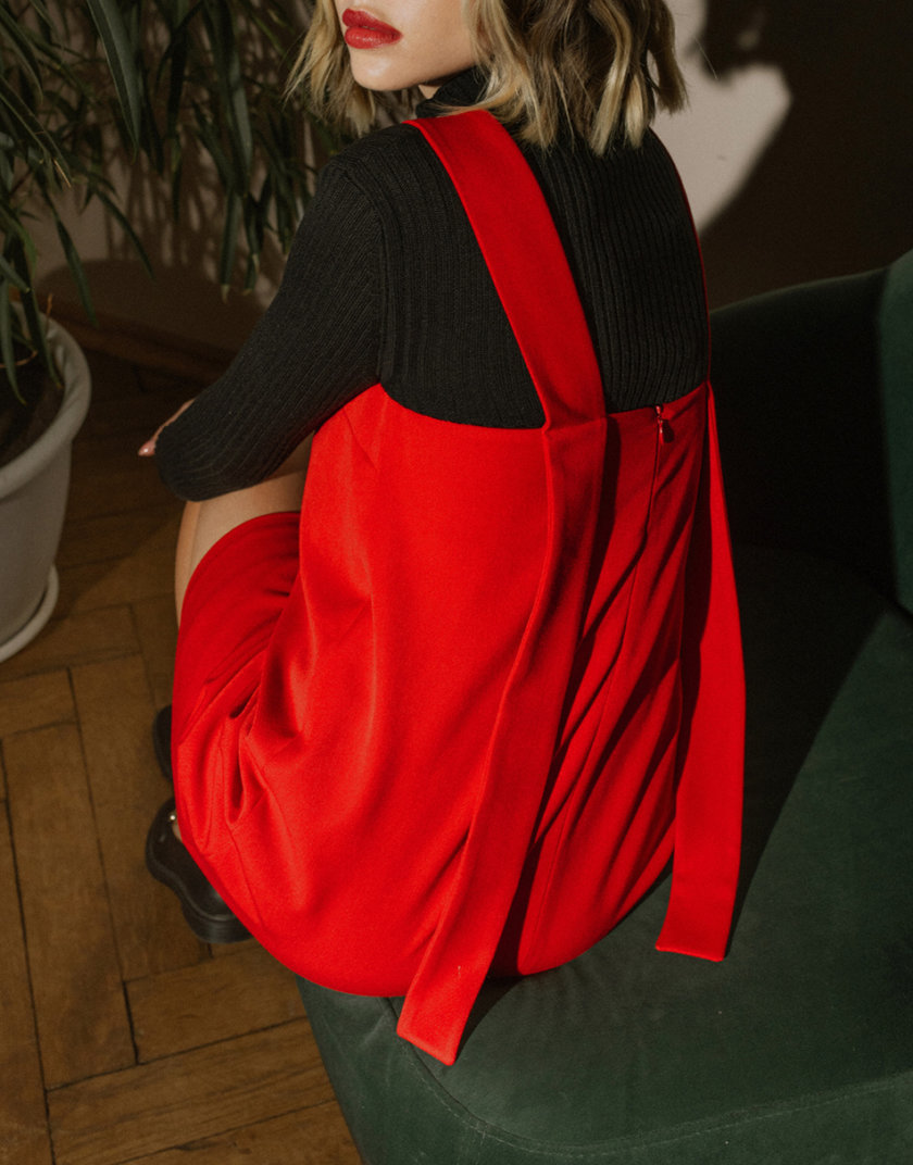 Короткое платье - сарафан MNTK_MTF2104, фото 1 - в интернет магазине KAPSULA