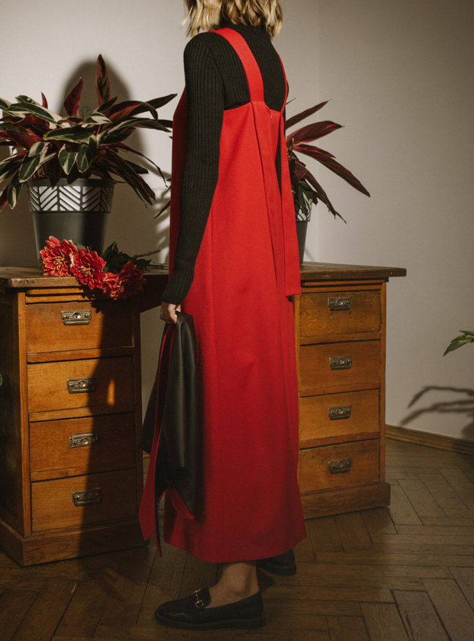 Длинное платье - сарафан MNTK_MTF2121, фото 1 - в интернет магазине KAPSULA
