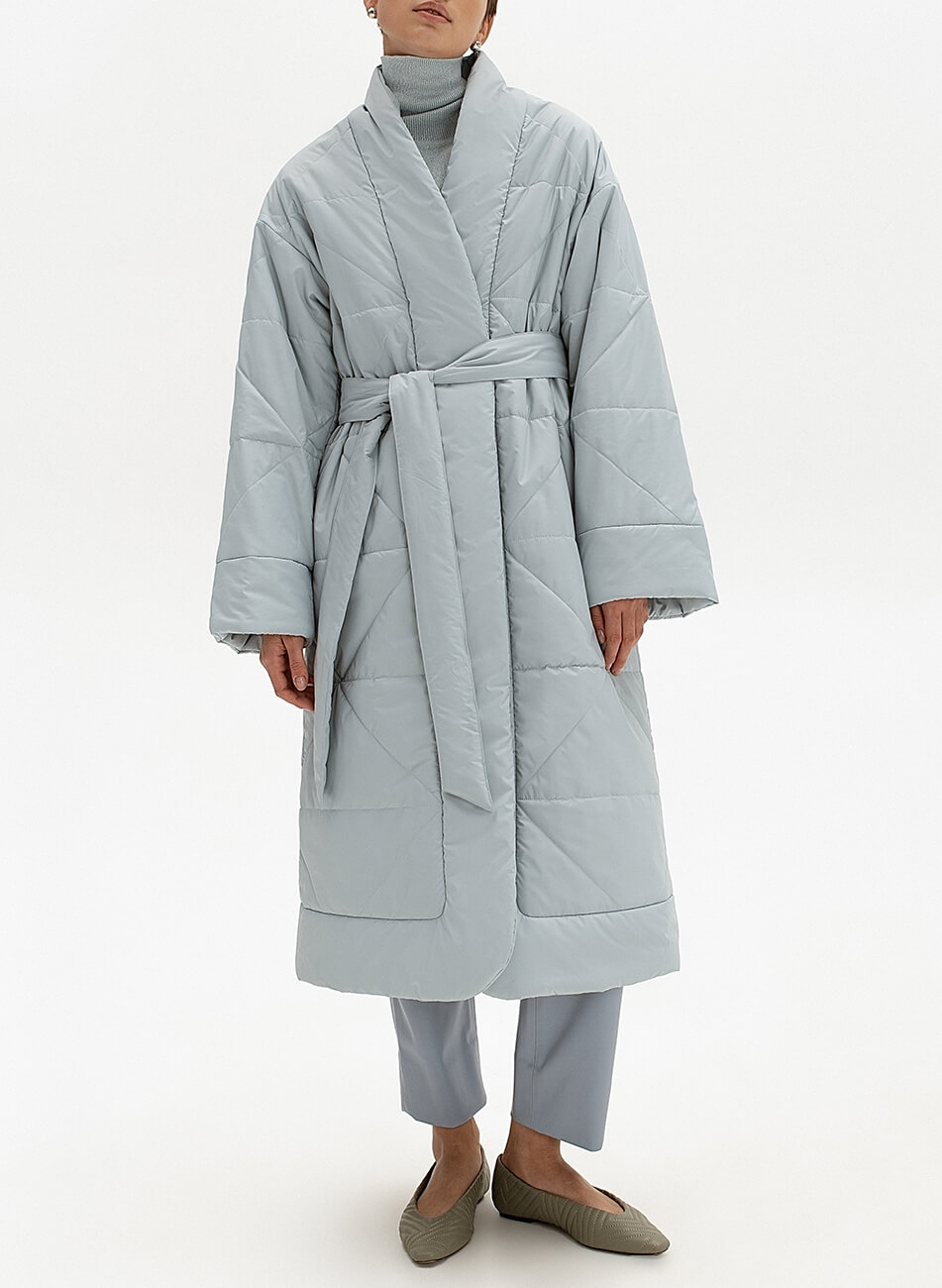 Прямий пуховик-кімоно Blue-gray WNDR_fw21_fw22_plbl_05, фото 1 Прямий пуховик-кімоно Blue-gray WNDR_fw21_fw22_plbl_05, фото 1 - в интернет магазине KAPSULA
