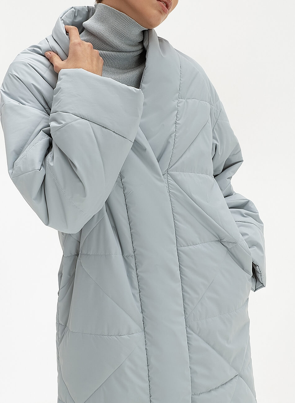 Прямий пуховик-кімоно Blue-gray WNDR_fw21_fw22_plbl_05, фото 1 Прямий пуховик-кімоно Blue-gray WNDR_fw21_fw22_plbl_05, фото 1 - в интернет магазине KAPSULA