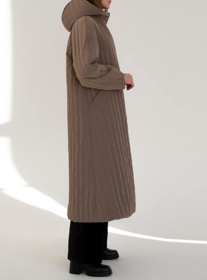 Стьобане пальто Stockholm VVT_ 2701, фото 1 - в интернет магазине KAPSULA