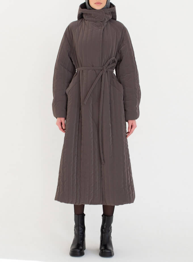 Стеганое пальто Stockholm VVT_ 2702, фото 1 - в интернет магазине KAPSULA