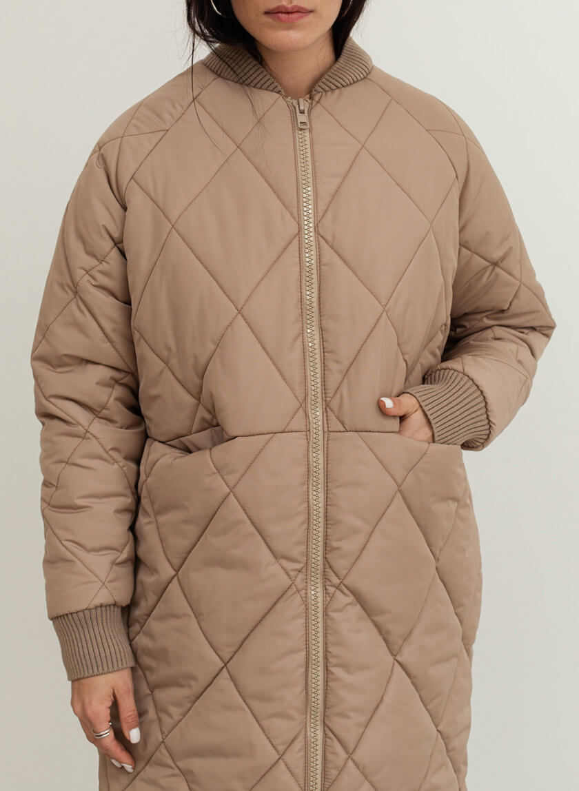 Стеганное пальто Хьюге YB_00002ks, фото 1 - в интернет магазине KAPSULA