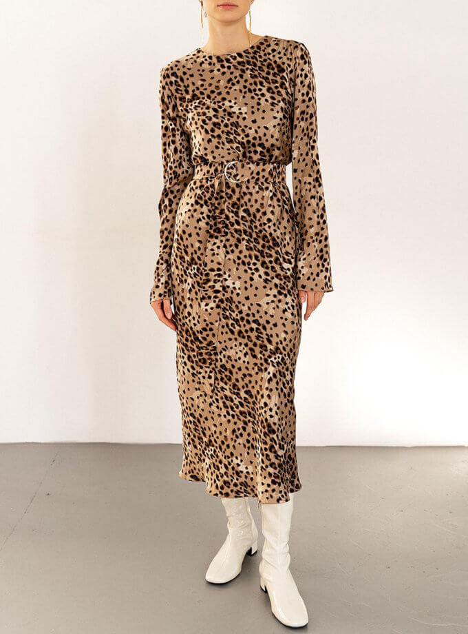 Шелковое платье L Milano MC_MY0322-2, фото 1 - в интернет магазине KAPSULA