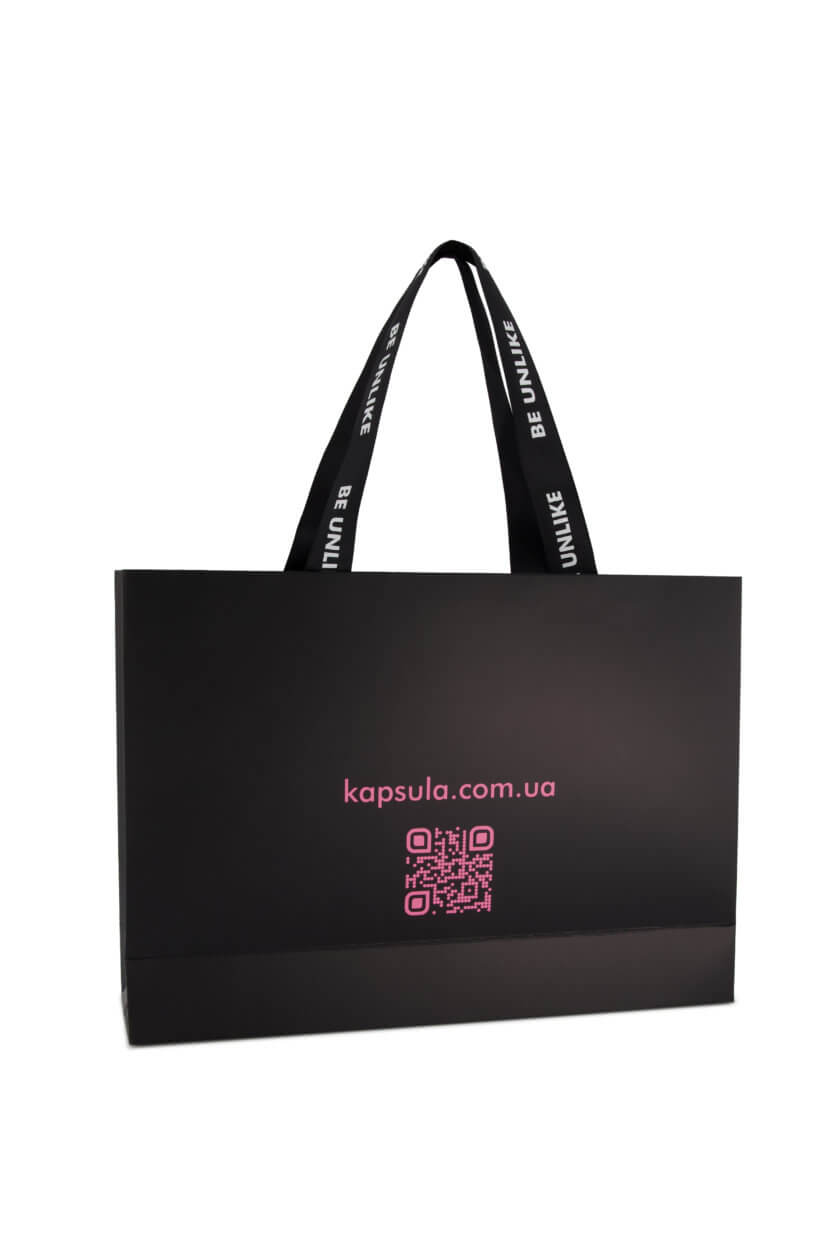 Подарунковий пакет 35х25х10см gift_wrap_kapsula, фото 1 - в интернет магазине KAPSULA