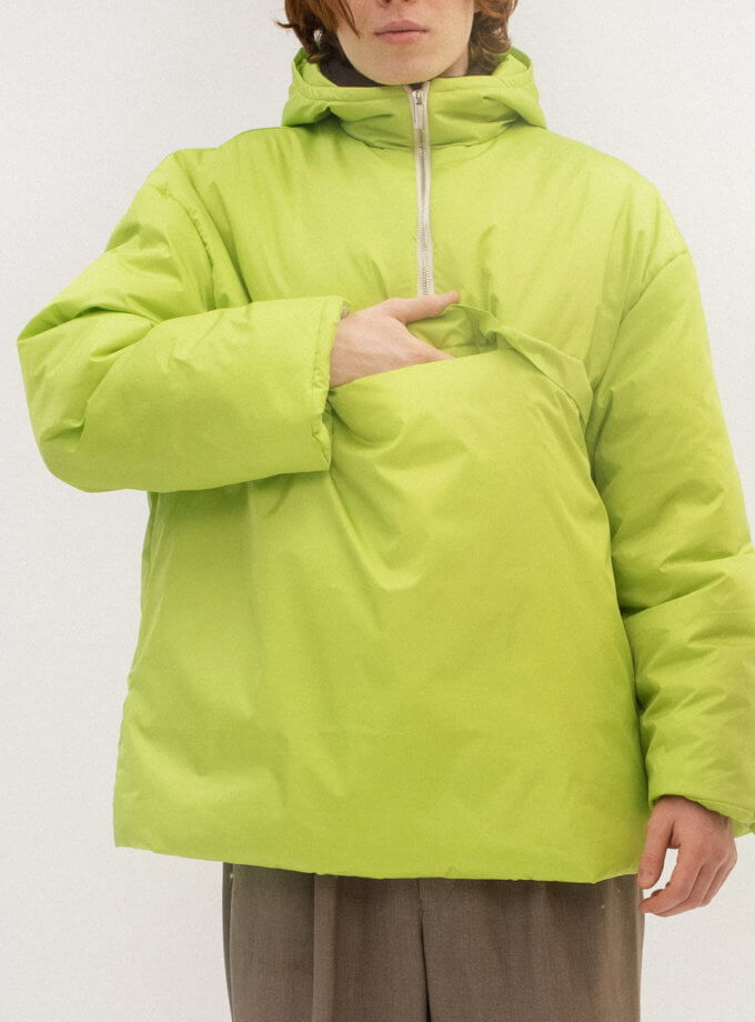 Утепленный анорак Green SHP-anorak-green, фото 1 - в интернет магазине KAPSULA