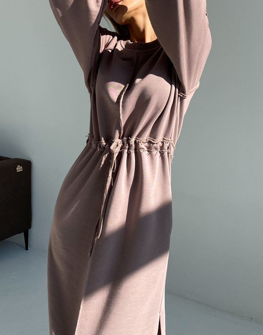 Платье с разрезами по бокам MRND_М202-2, фото 1 - в интернет магазине KAPSULA