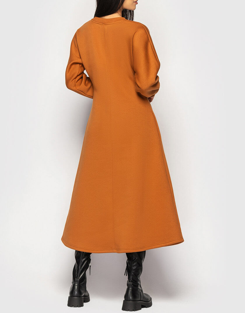 Тепла сукня міді MRND_М219-1, фото 1 - в интернет магазине KAPSULA