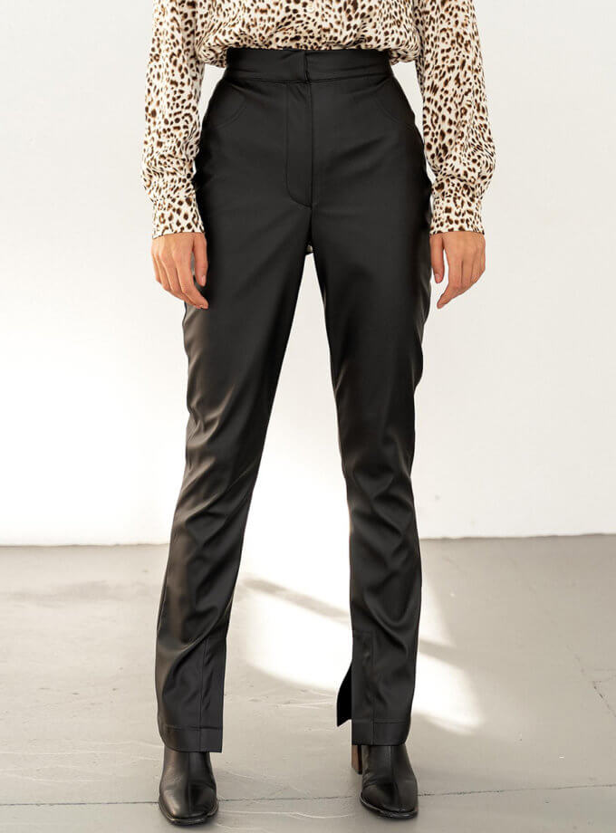 Кожаные брюки Kim MC_MY6221, фото 1 - в интернет магазине KAPSULA
