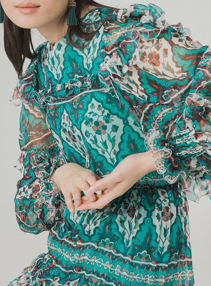 Шифоновое платье Galina ACN_0006, фото 1 - в интернет магазине KAPSULA