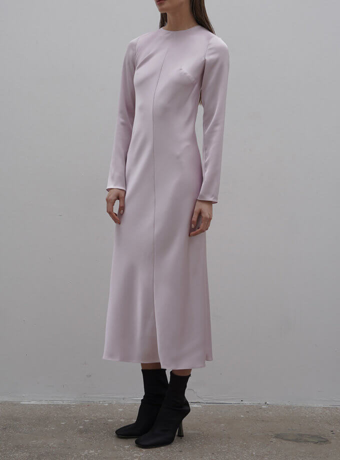 Атласна сукня міді NVL_FW2022_1, фото 1 - в интернет магазине KAPSULA
