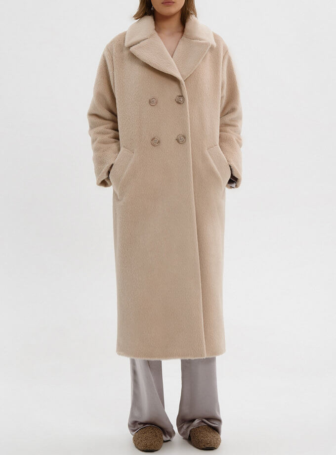 Утеплене пальто-шубка Вeige WNDR_Fw2122_surim_0_beige2, фото 1 - в интернет магазине KAPSULA