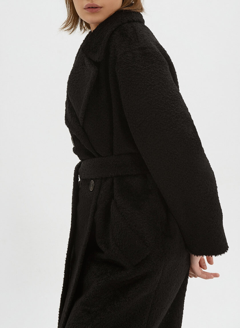 Утепленное пальто-шуба Вlack WNDR_Fw2122_surib_0_black, фото 1 - в интернет магазине KAPSULA