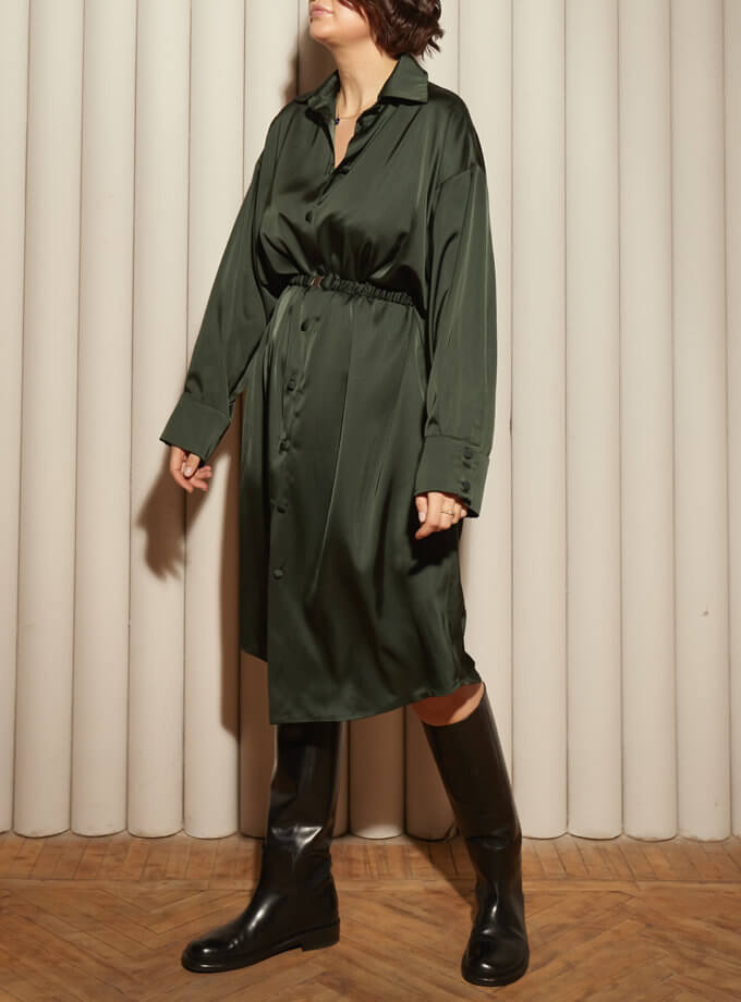 Сорочка-сукня Light з шовку YB_00002ss, фото 1 - в интернет магазине KAPSULA