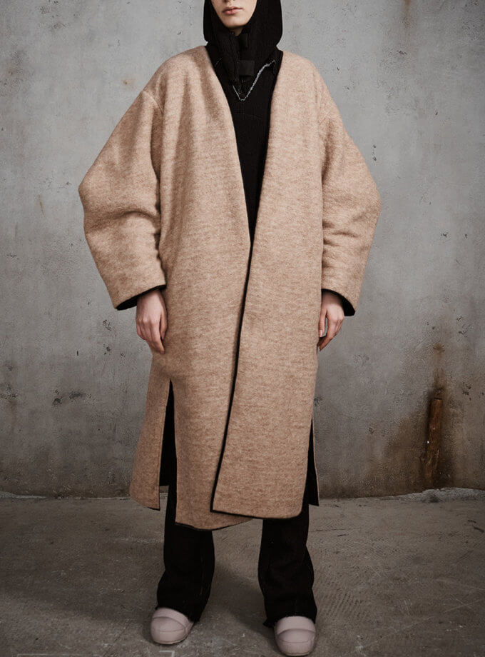 Пальто из шерсти SLR_FW 22_19, фото 1 - в интернет магазине KAPSULA