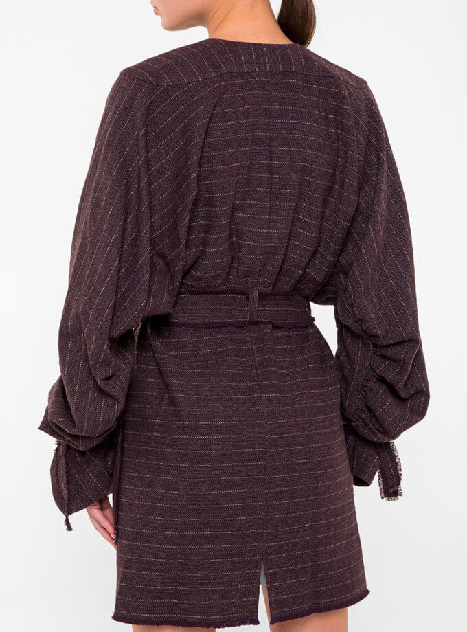 Платье-френч из шерсти PNV_U.PN00299NPD, фото 1 - в интернет магазине KAPSULA