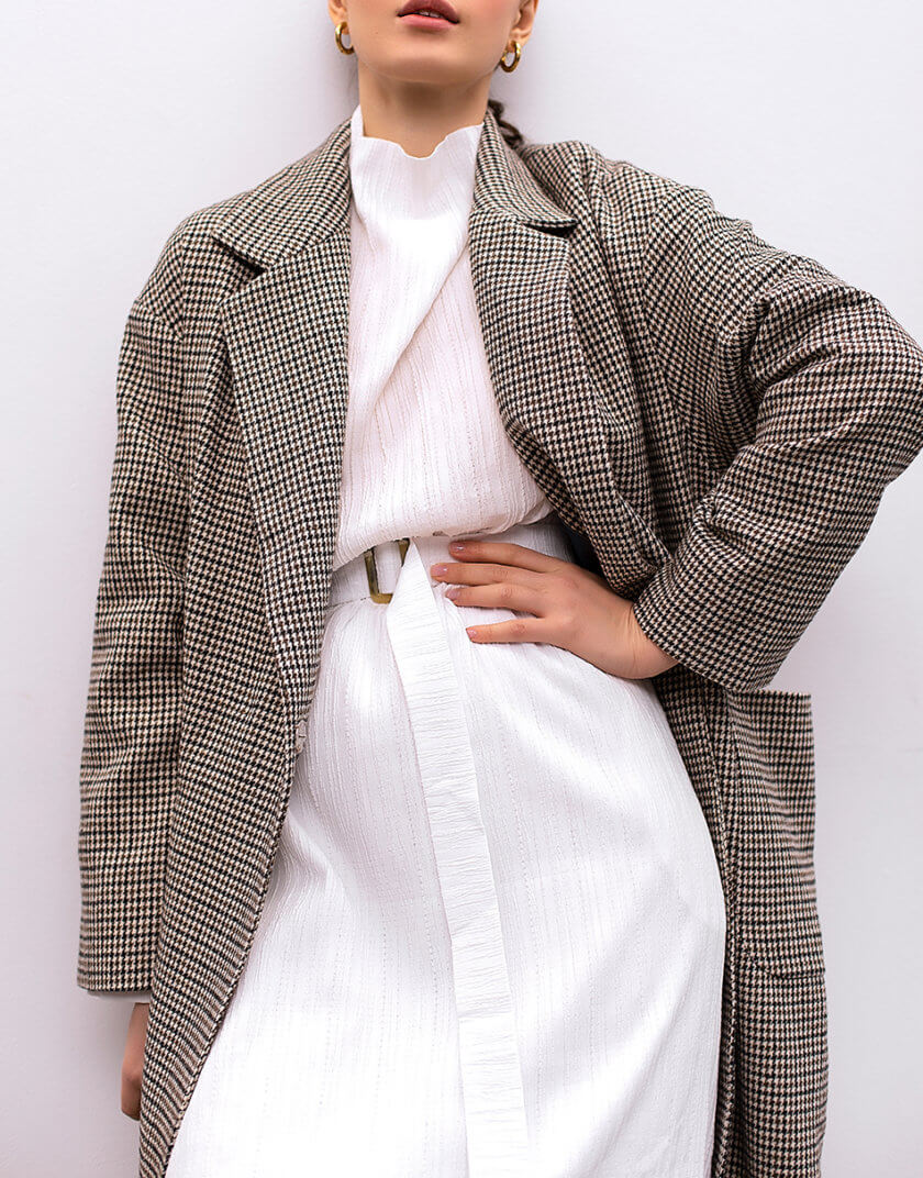 Пальто миди с накладными карманами AY_3356, фото 1 - в интернет магазине KAPSULA