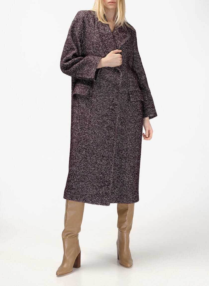 Объемное пальто из шерсти BEAVR_BA_SS21_92, фото 1 - в интернет магазине KAPSULA