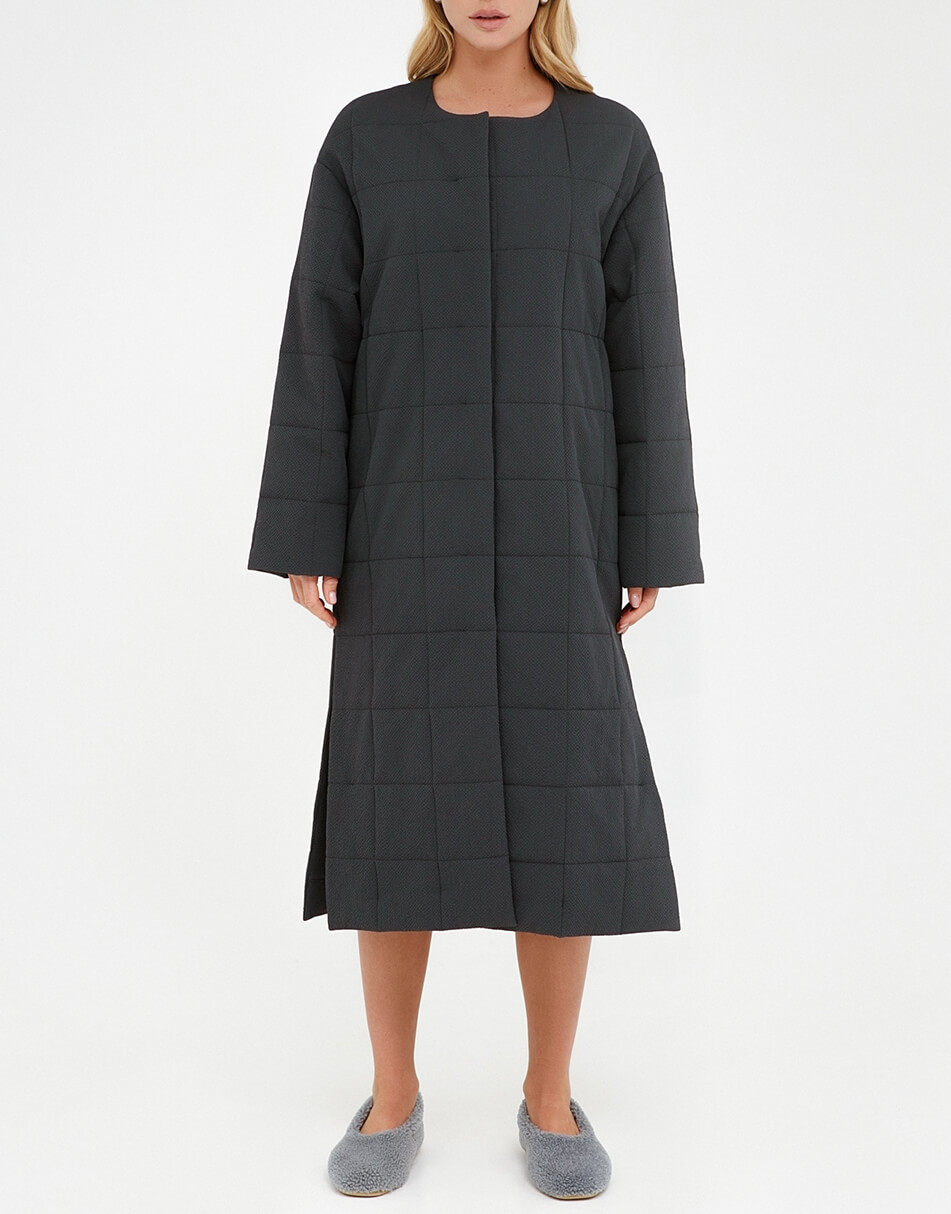 Стьобане пальто grey WNDR_ss22_pgr_08, фото 1 Стьобане пальто grey WNDR_ss22_pgr_08, фото 1 - в интернет магазине KAPSULA