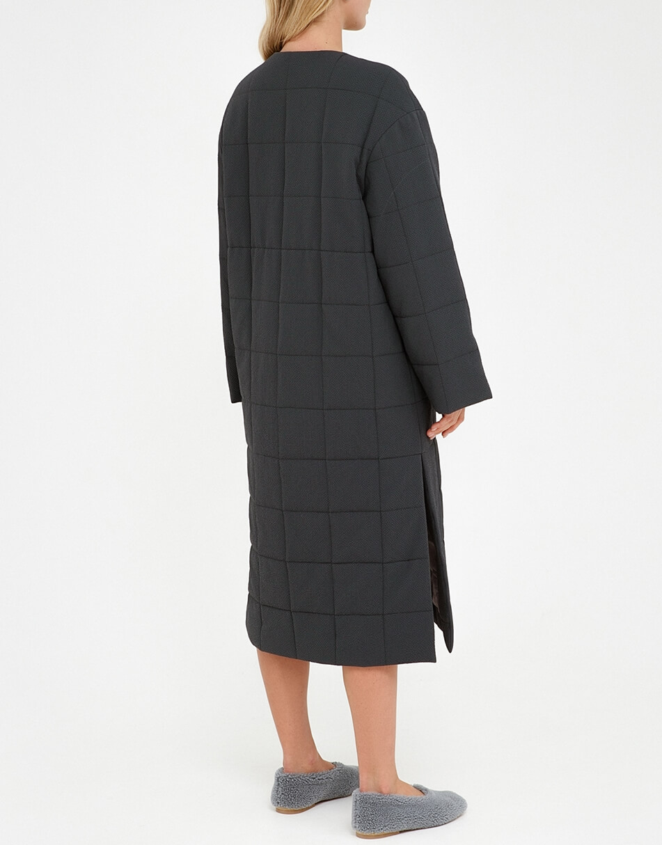 Стьобане пальто grey WNDR_ss22_pgr_08, фото 1 Стьобане пальто grey WNDR_ss22_pgr_08, фото 1 - в интернет магазине KAPSULA