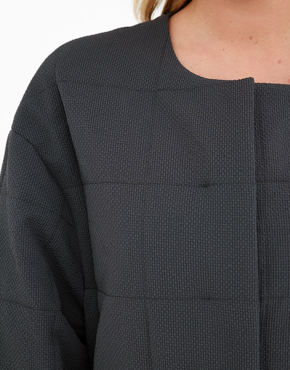 Стьобане пальто grey WNDR_ss22_pgr_08, фото 1 Стьобане пальто grey WNDR_ss22_pgr_08, фото 1 - в интернет магазине KAPSULA