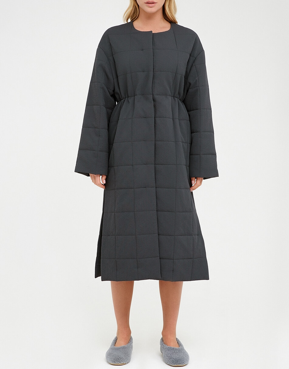 Стьобане пальто grey WNDR_ss22_pgr_08, фото 1 Стьобане пальто grey WNDR_ss22_pgr_08, фото 1 - в интернет магазине KAPSULA