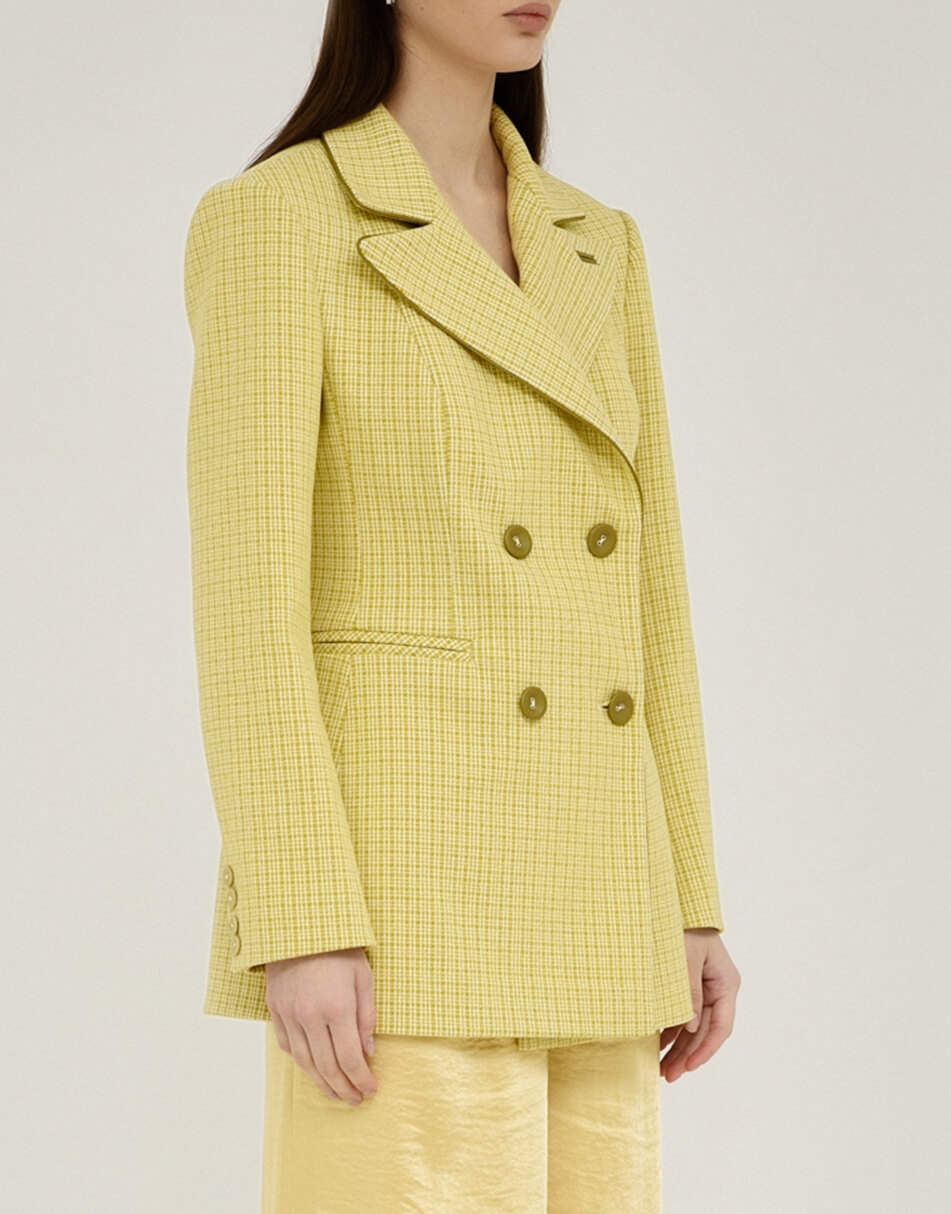 Пальто-піджак yellow WNDR_ss22_wy_01, фото 1 Пальто-піджак yellow WNDR_ss22_wy_01, фото 1 - в интернет магазине KAPSULA