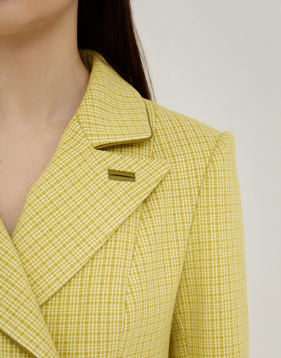 Пальто-піджак yellow WNDR_ss22_wy_01, фото 1 Пальто-піджак yellow WNDR_ss22_wy_01, фото 1 - в интернет магазине KAPSULA