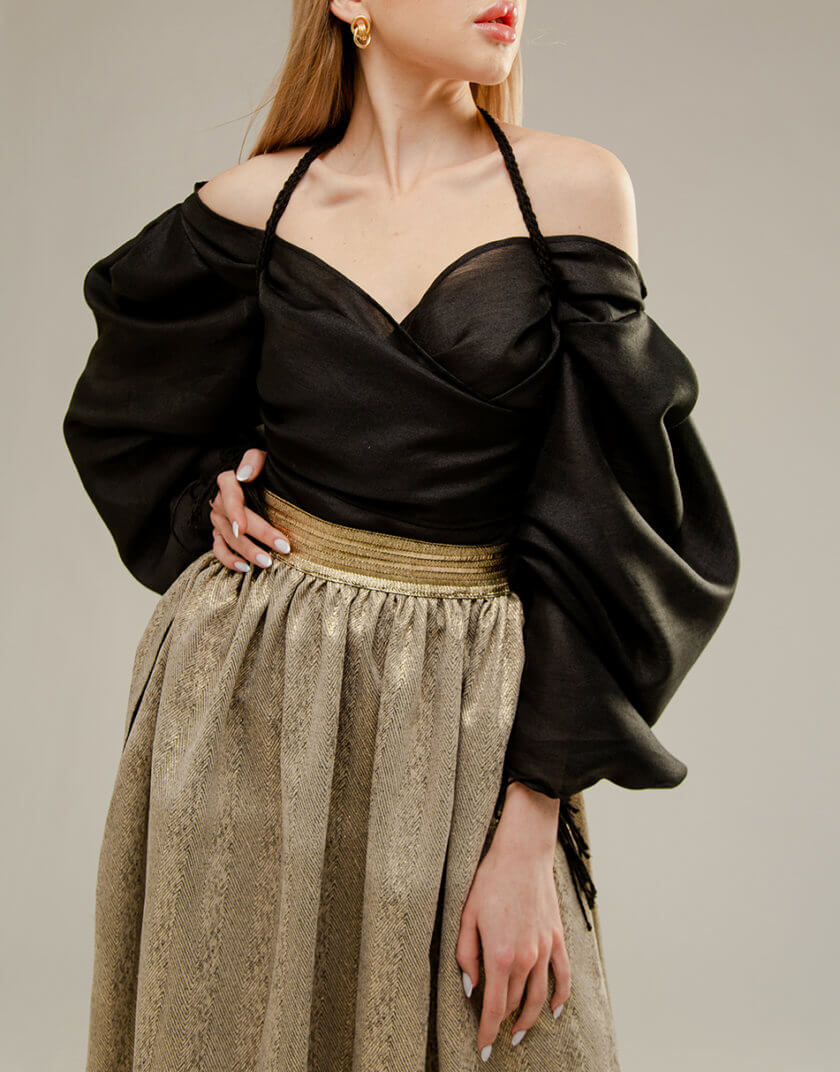 Блуза с бахромой PSR_0010, фото 1 - в интернет магазине KAPSULA