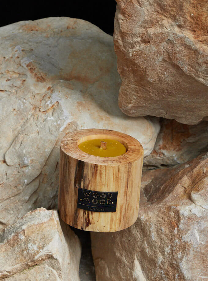 Свічка в дереві Ubud Compact WM_1511100000, фото 1 - в интернет магазине KAPSULA