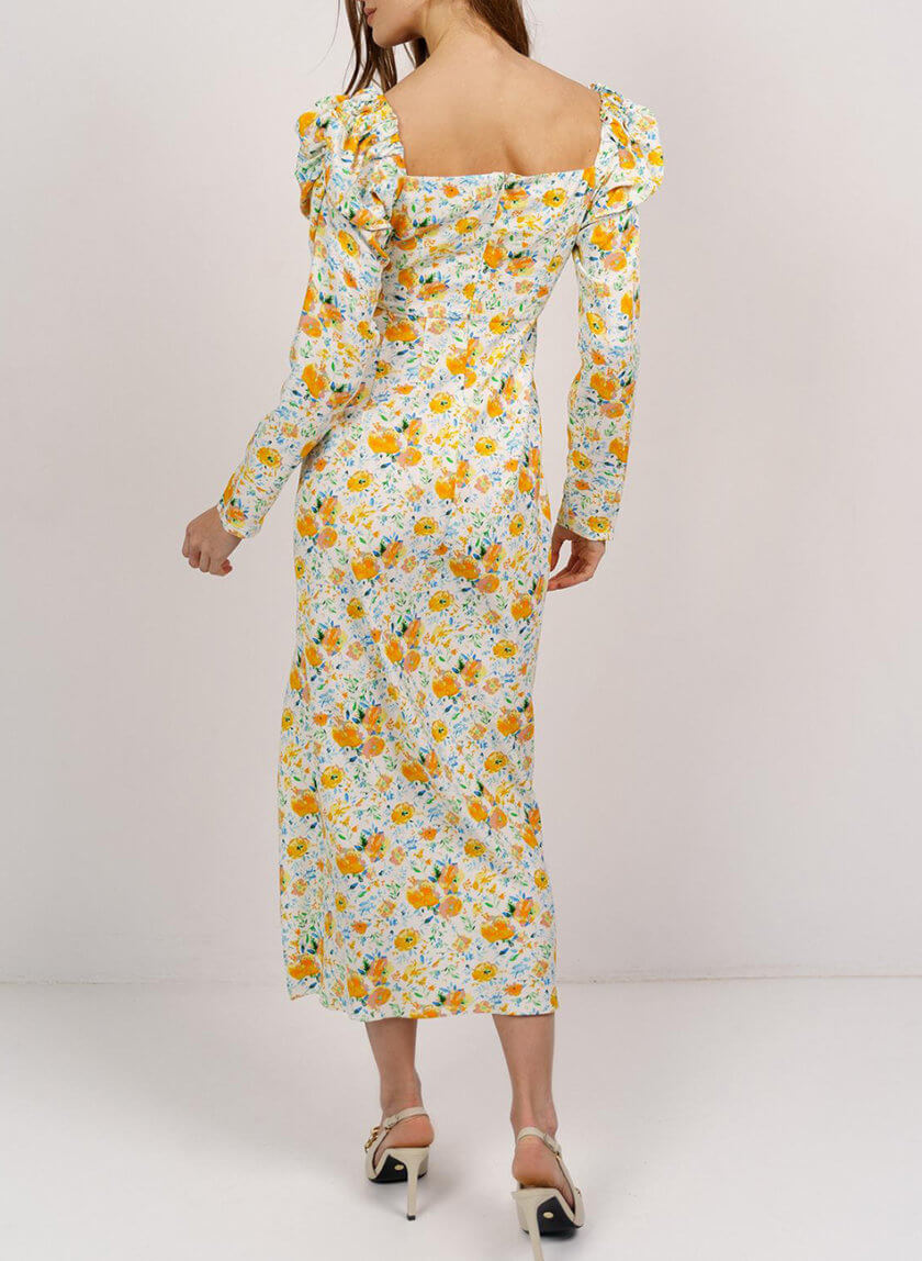 Сукня міді з розрізом Rebecca MC_MY6122, фото 1 - в интернет магазине KAPSULA