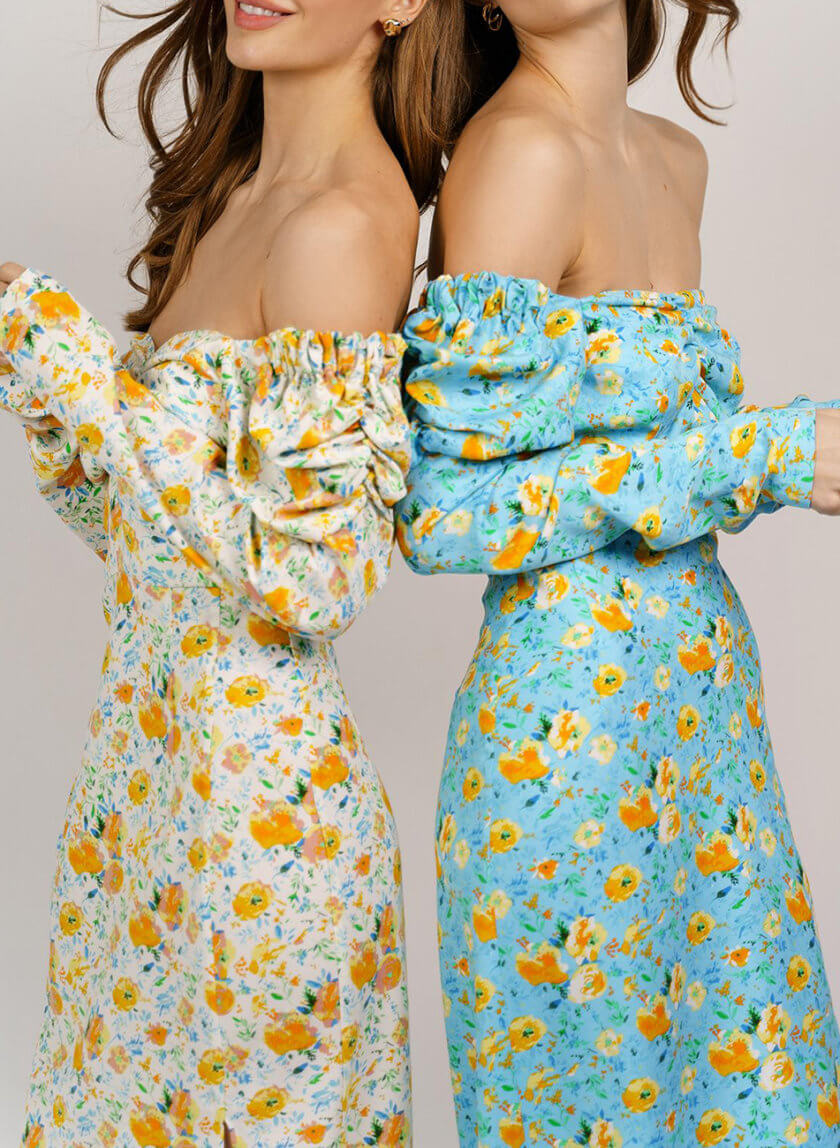 Сукня міді з розрізом Rebecca MC_MY6122, фото 1 - в интернет магазине KAPSULA