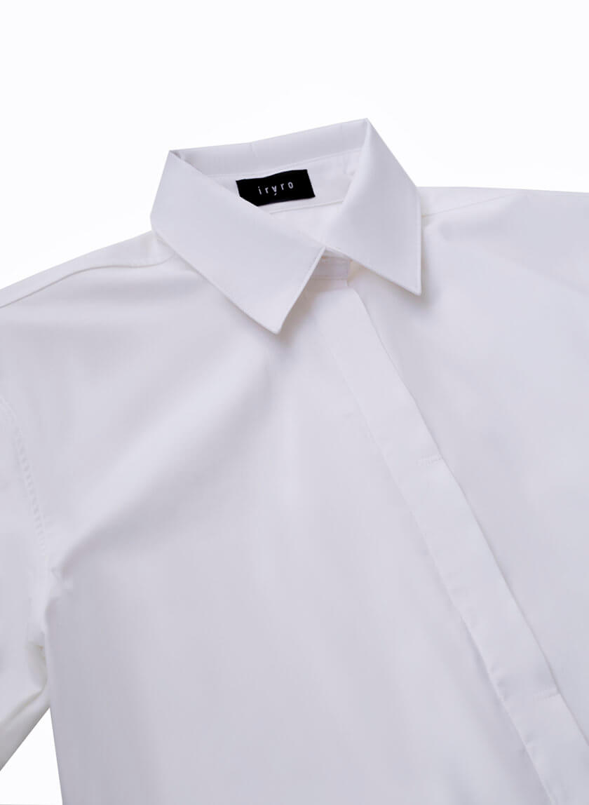 Хлопковая рубашка свободного кроя IRRO_IR_ND22_WS_004, фото 1 - в интернет магазине KAPSULA