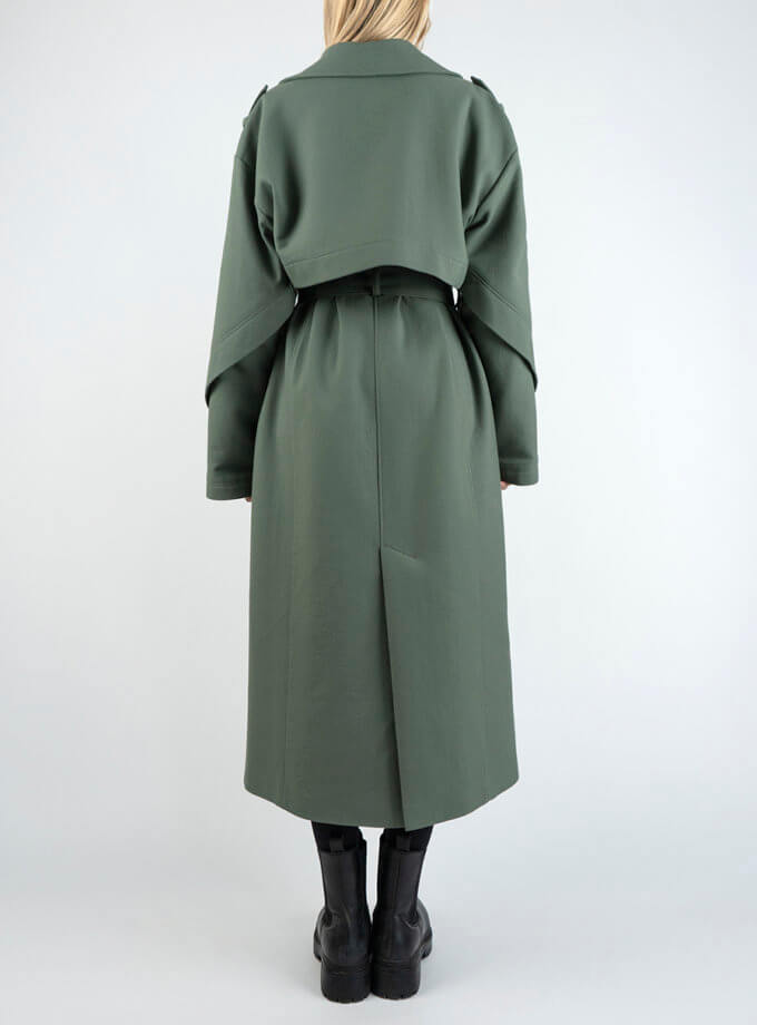 Пальто оверсайз з об'ємними рукавами BEAVR_BA_SS_22_117, фото 1 - в интернет магазине KAPSULA