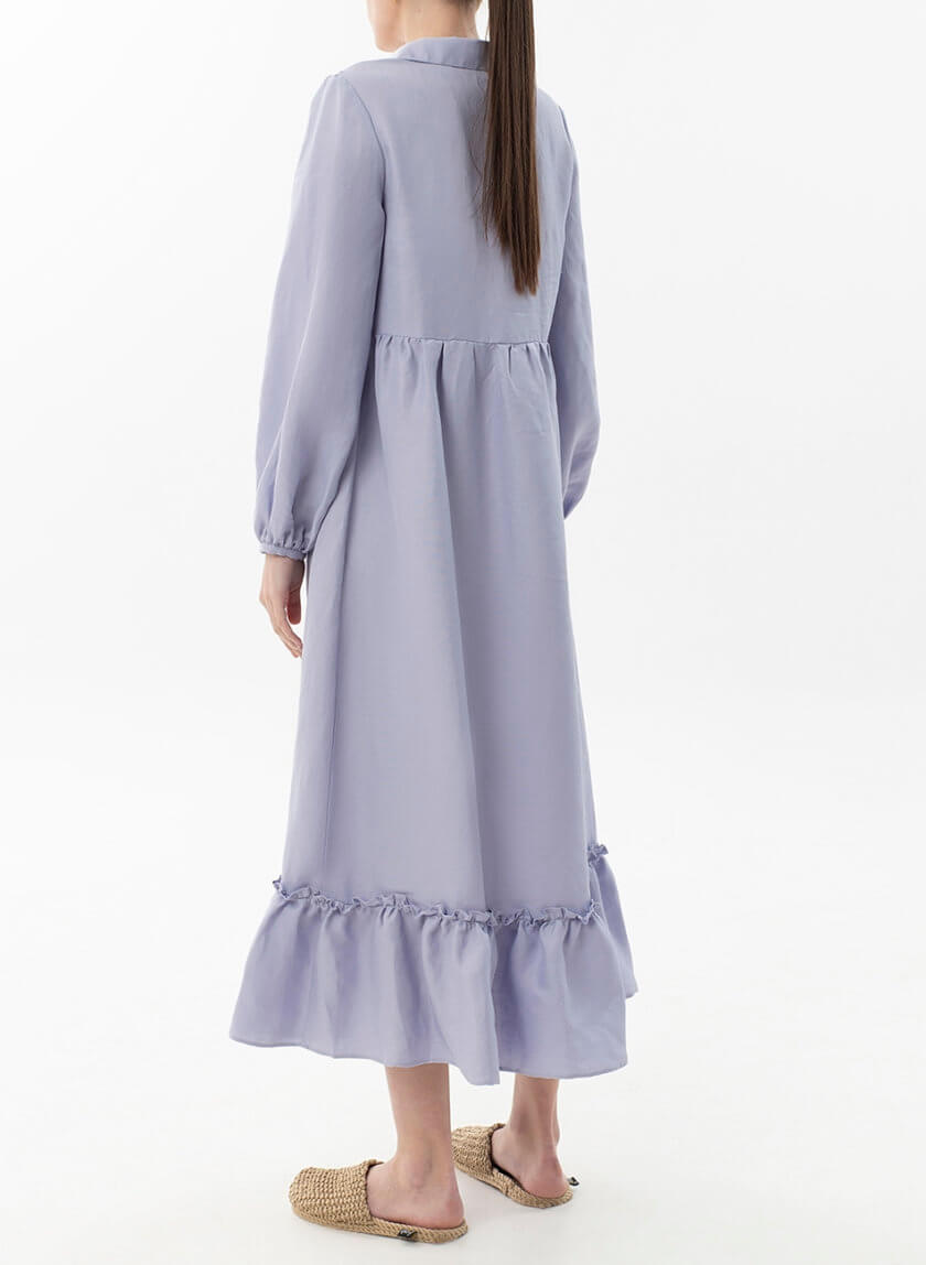 Платье миди изо льна WNDR_ss22_drl_06, фото 1 - в интернет магазине KAPSULA