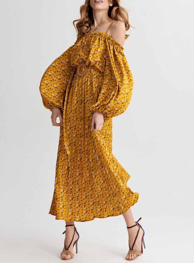 Сукня з об'ємними рукавами KS_SS26_01, фото 1 - в интернет магазине KAPSULA