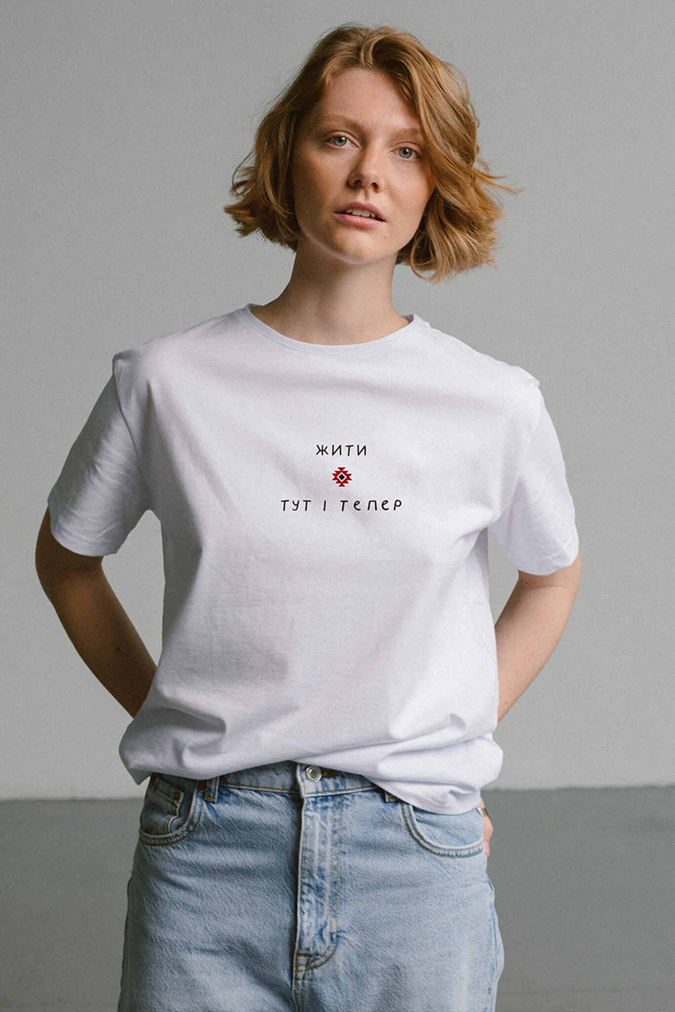 Футболка жіноча біла вишивка жити BLCN_934, фото 1 Футболка жіноча біла вишивка жити BLCN_934, фото 1 - в интернет магазине KAPSULA