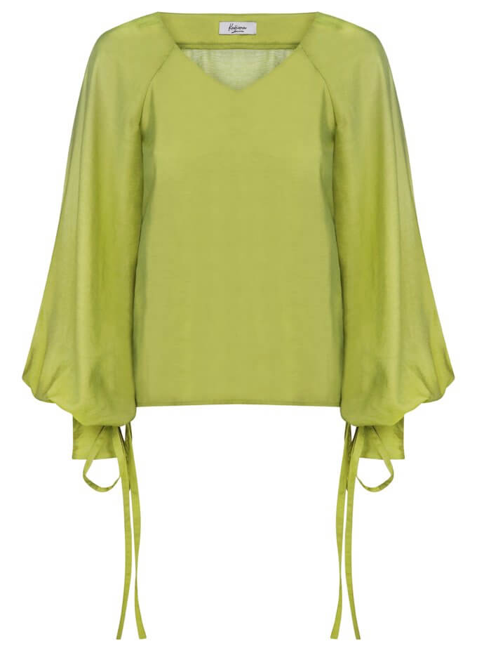 Шёлковая блуза "Vilna" KFZ_nb211206, фото 1 - в интернет магазине KAPSULA