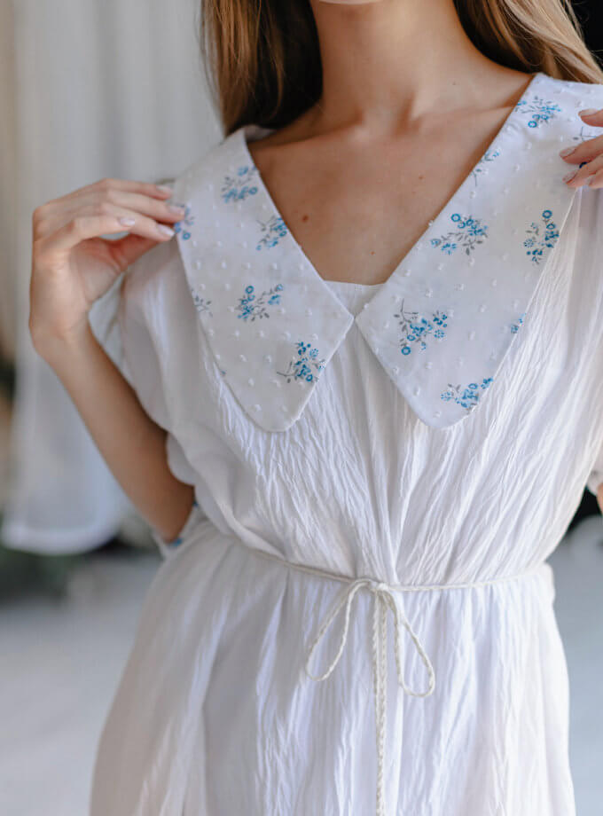 Сукня з об'ємними рукавами V-вірізом AY_3400, фото 1 - в интернет магазине KAPSULA