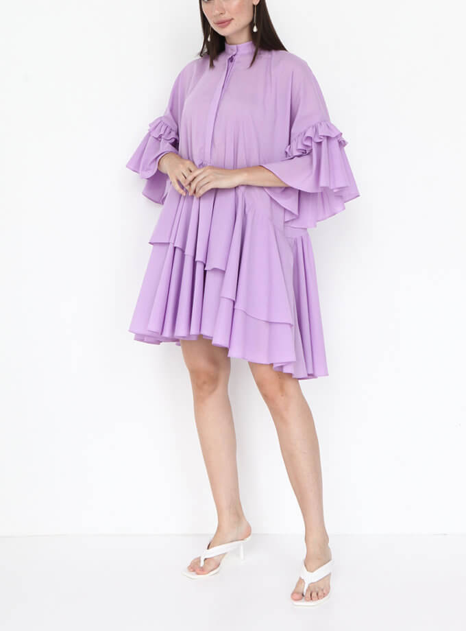 Сукня з оборкою RVR_RESS22-2051LA, фото 1 - в интернет магазине KAPSULA