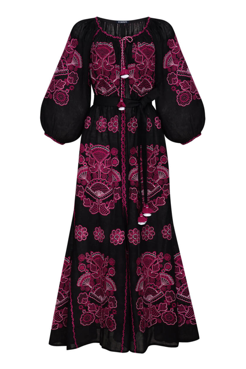 Чорна сукня Вікторі Шик FOBERI_SS19009, фото 1 - в интернет магазине KAPSULA