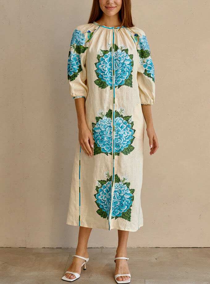 Сукня "Гортензіі" EMB_SS22_1039, фото 1 - в интернет магазине KAPSULA