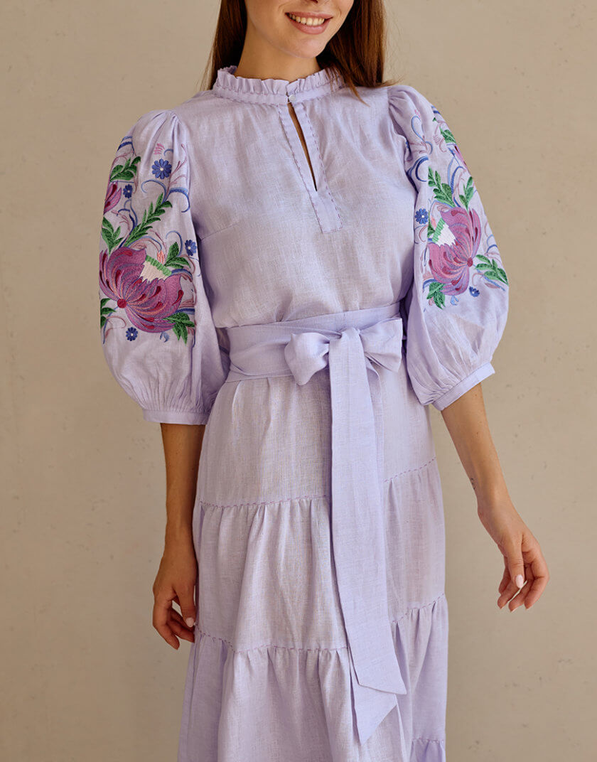 Сукня Лаванда EMB_SS22_1036, фото 1 - в интернет магазине KAPSULA