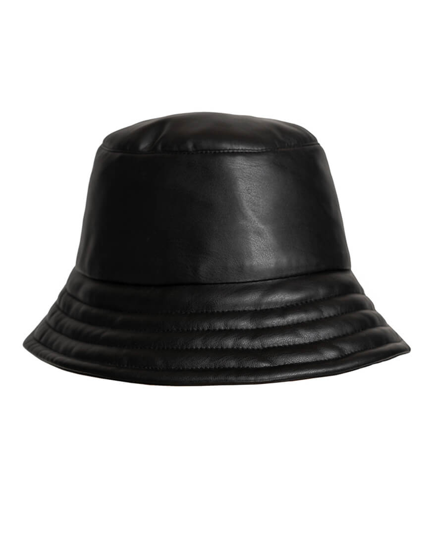 Панама з веганської шкіри SE21PnmLthrB, фото 1 Панама з веганської шкіри SE21PnmLthrB, фото 1 - в интернет магазине KAPSULA